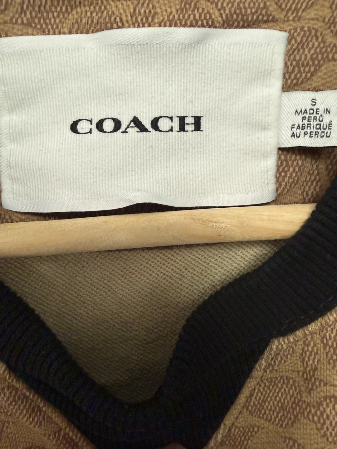 Coach Signature Pattern Crewneck Sweatshirt - photo 3
