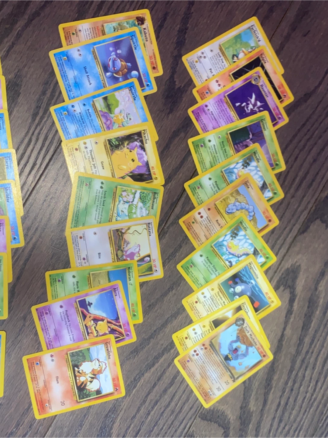 Random Basic, Evolve, Energy 1999 Pokemon Game Cards  47 cards