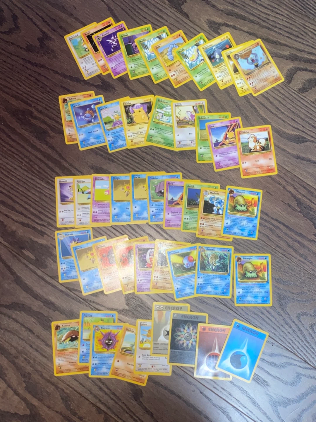 Random Basic, Evolve, Energy 1999 Pokemon Game Cards  47 cards - photo 4