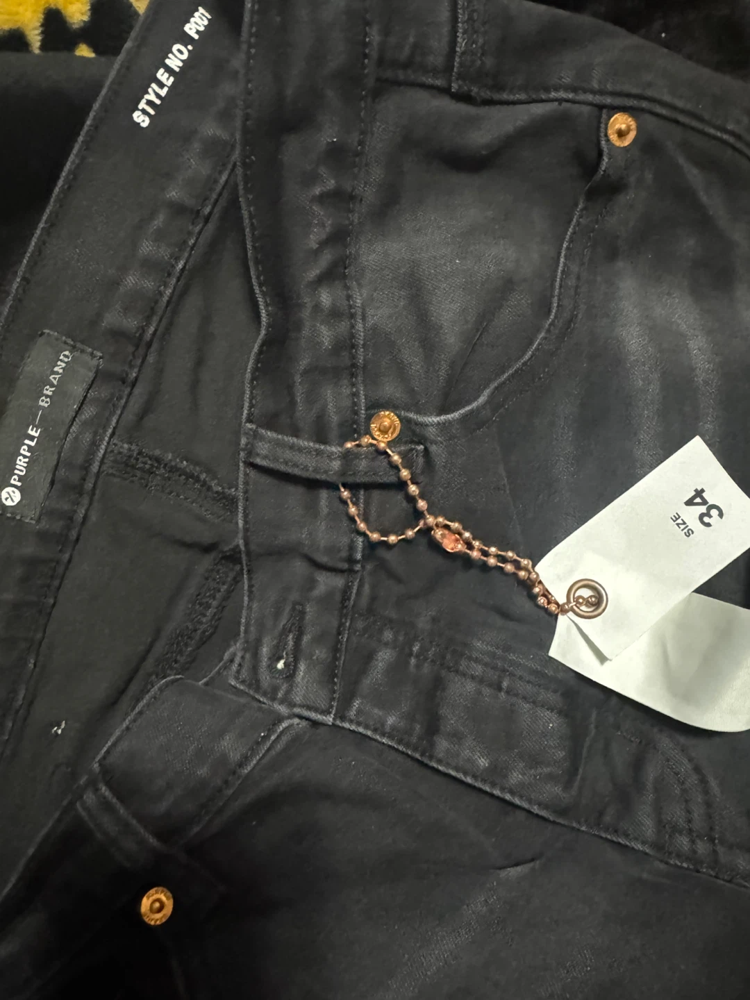 Purple Brand Black Jeans Size 34 - photo 4