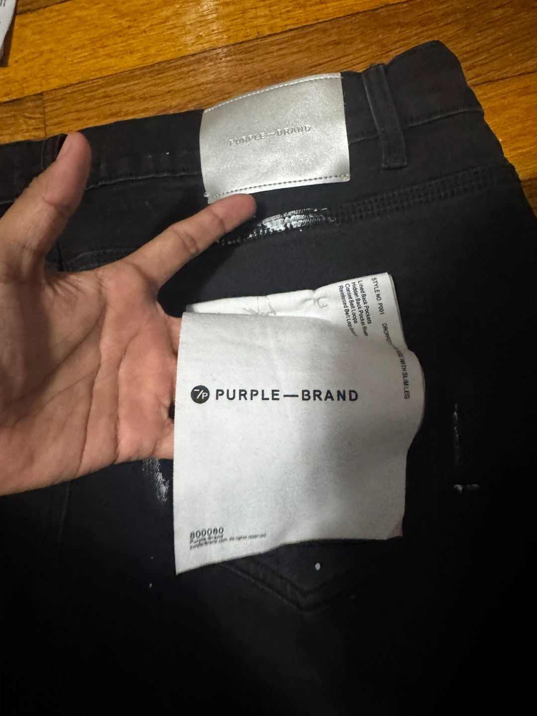 Purple Brand Black Jeans Size 34 - photo 3