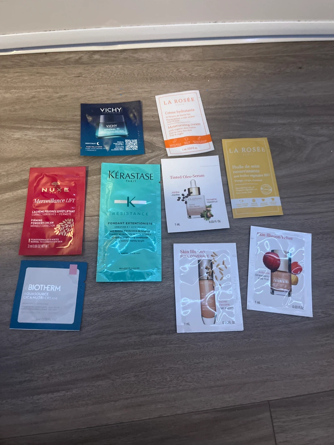 Assorted Skincare Sample Sachets