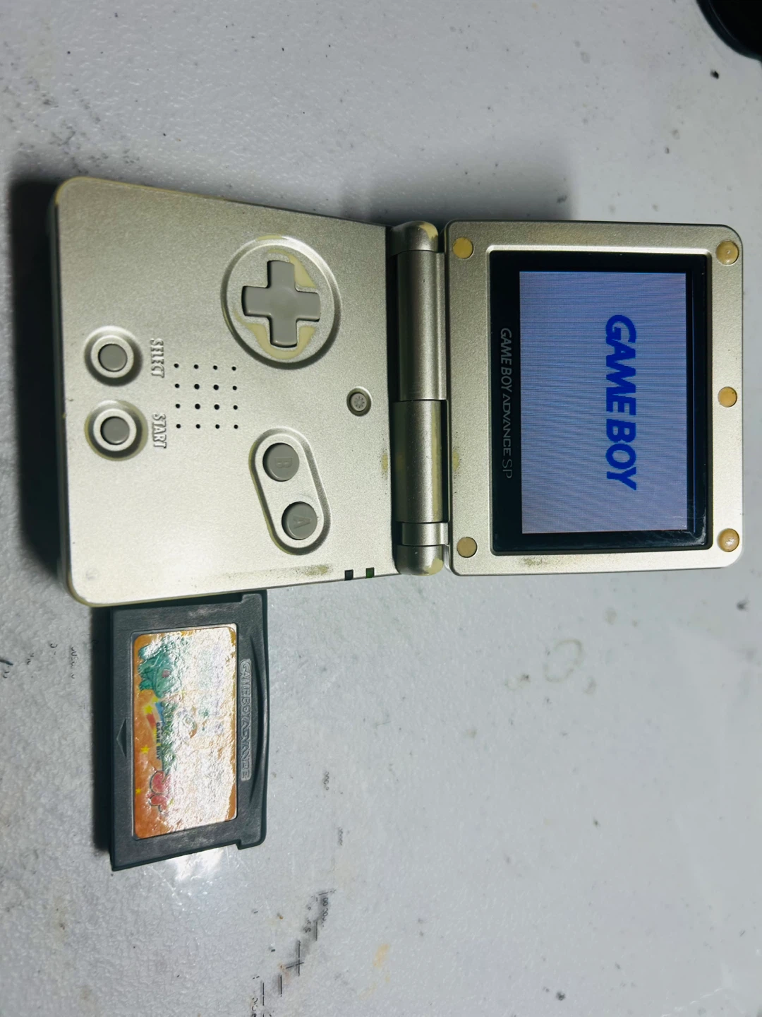 Nintendo Game Boy Advance SP Silver AGS-101