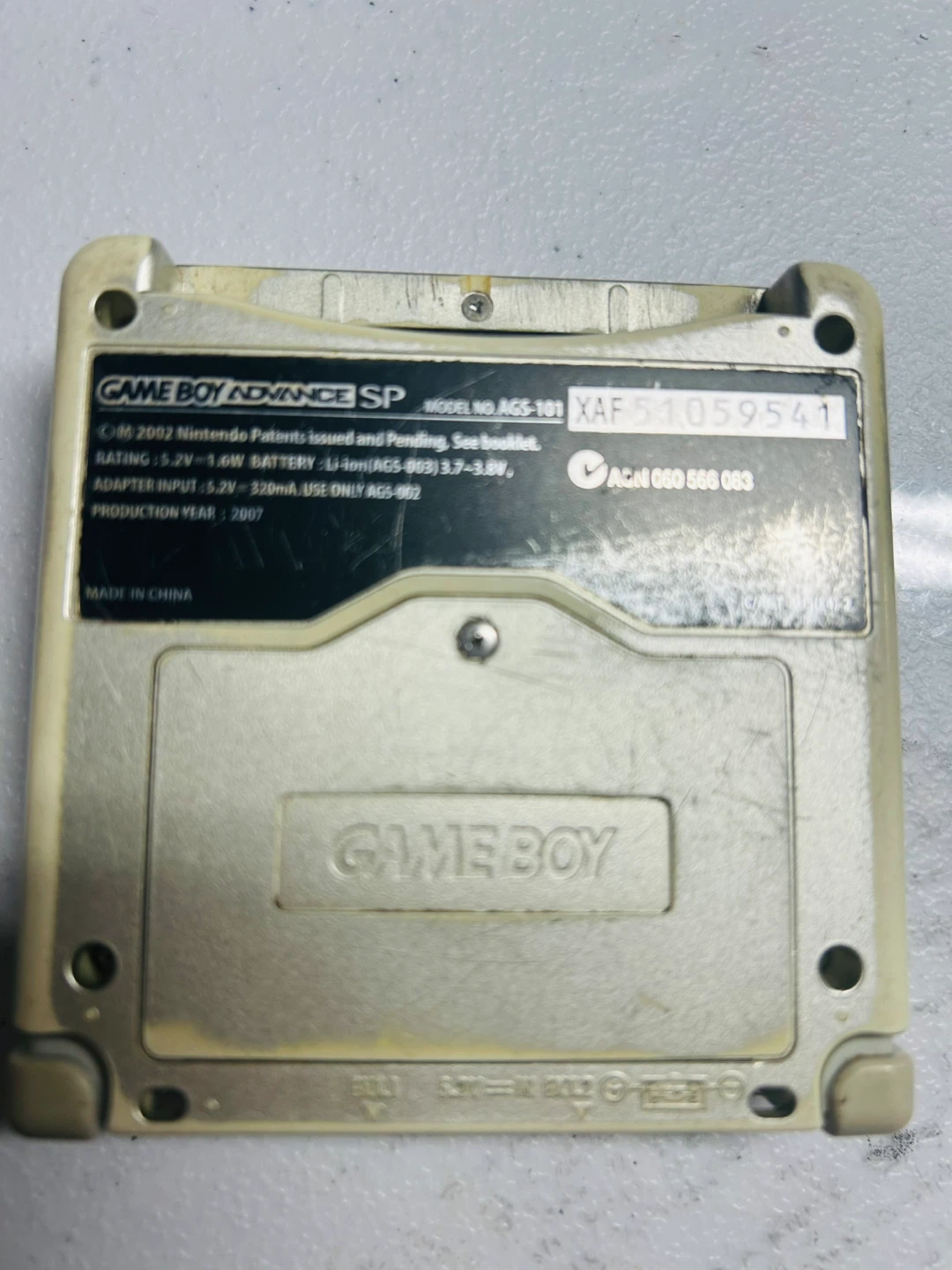 Nintendo Game Boy Advance SP Silver AGS-101 - photo 4
