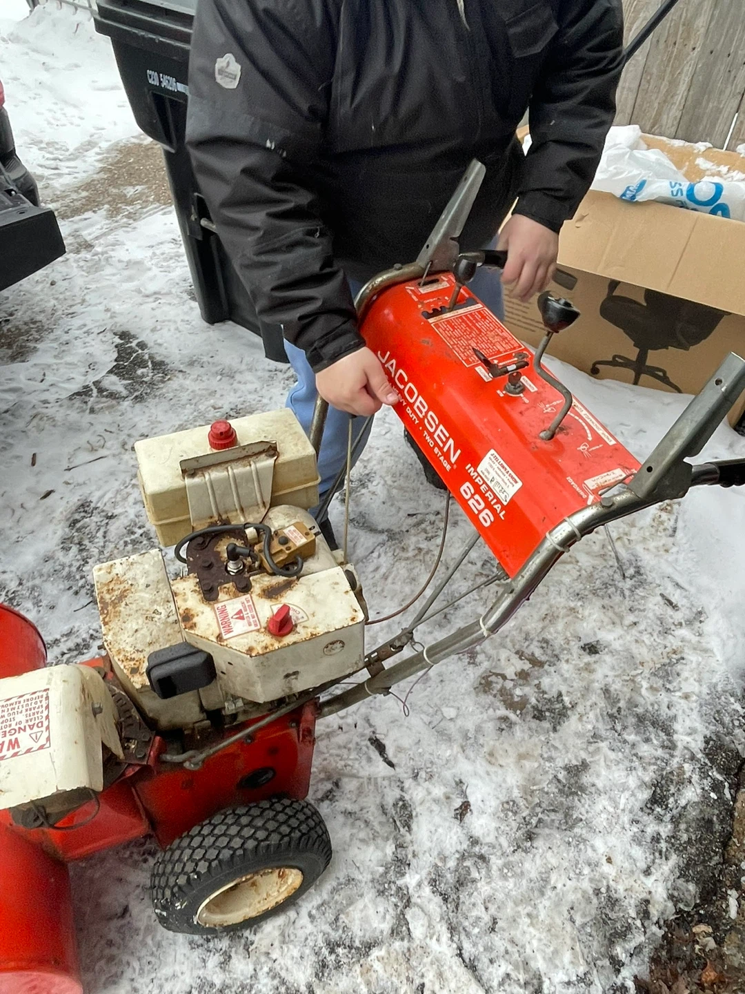 Jacobson imperial 626 2-stage snowblower - photo 2