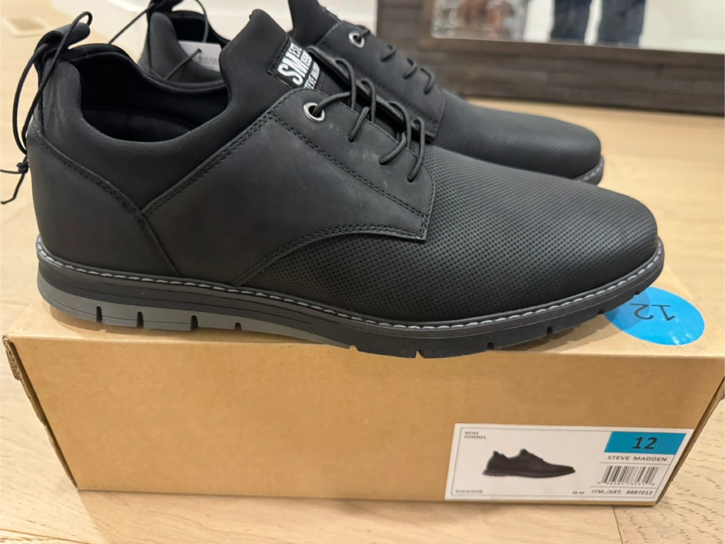 Steve Madden Men's Black Dress Shoes Size 12 - photo 4