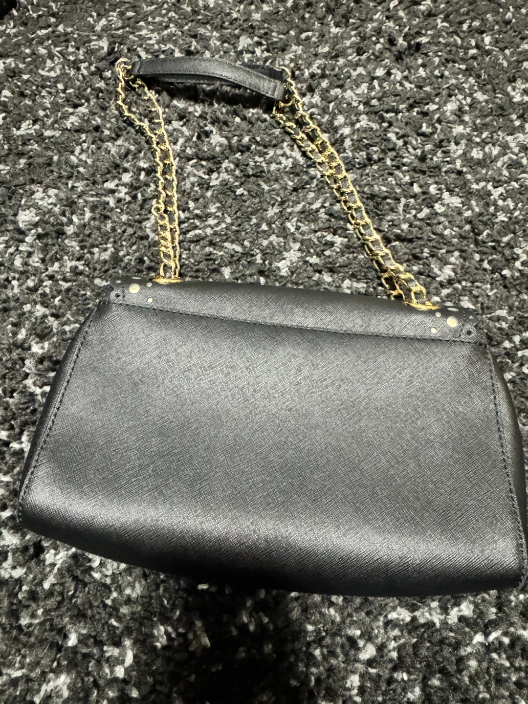 Michael Kors Black Leather Chain Shoulder Bag - photo 3