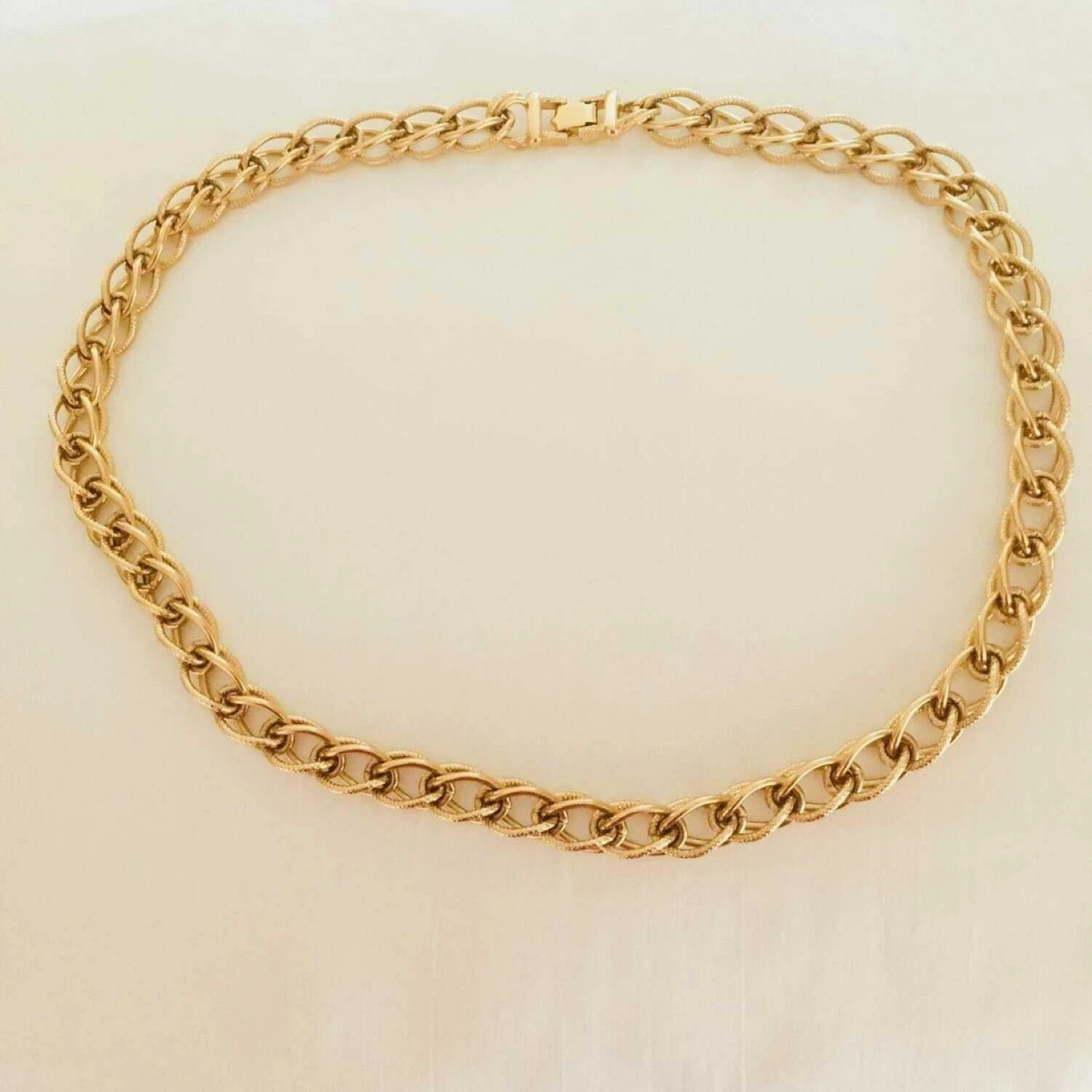 Monet Gold Tone Chunky Chain Necklace: VINTAGE - photo 2