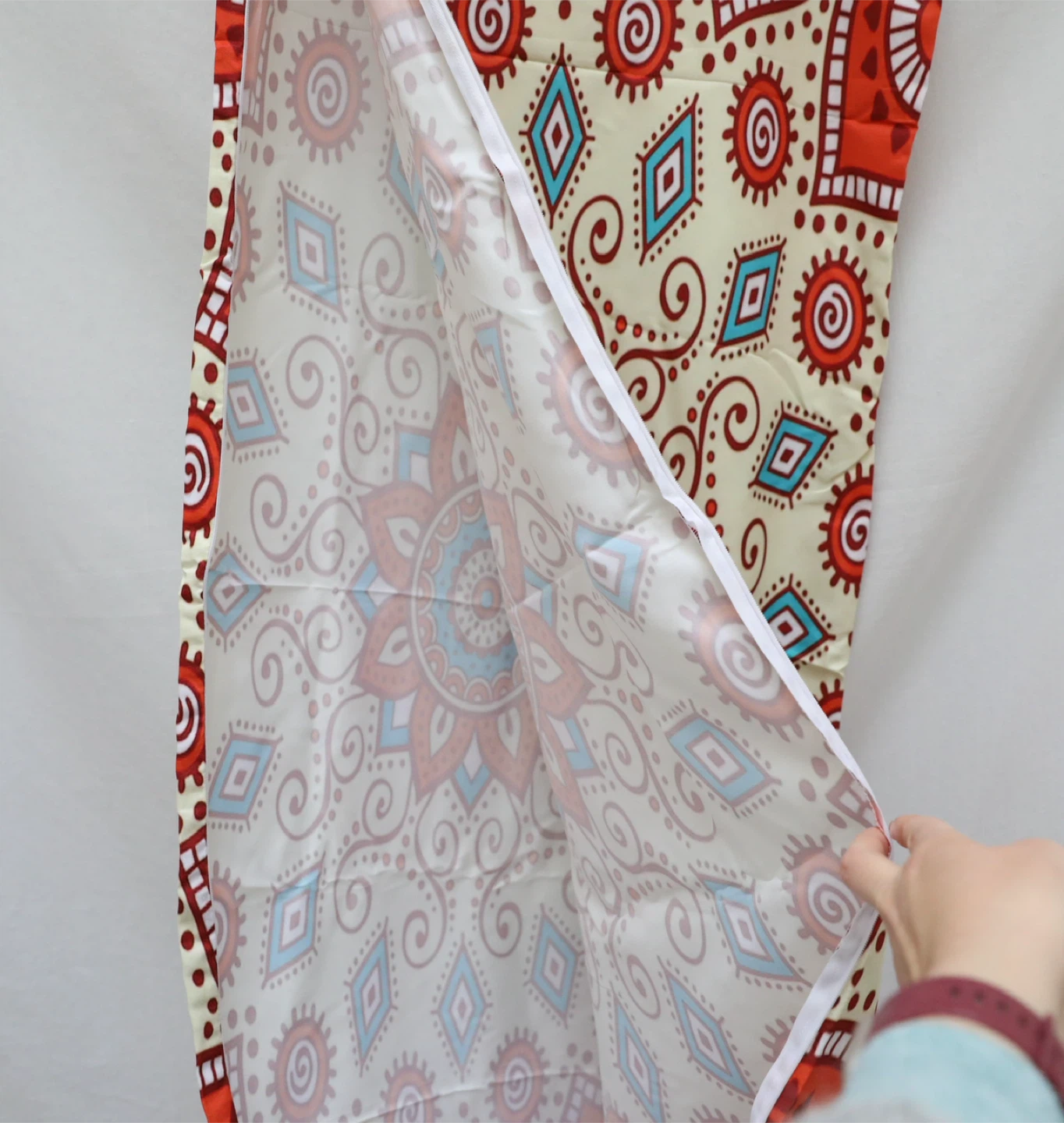 Set of 2 new mandala print pillowcase bohemian - photo 5