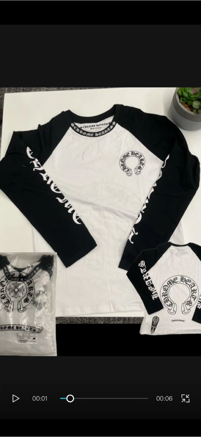 Chrome Hearts Long Sleeve new Baseball T-Shirt - photo 4