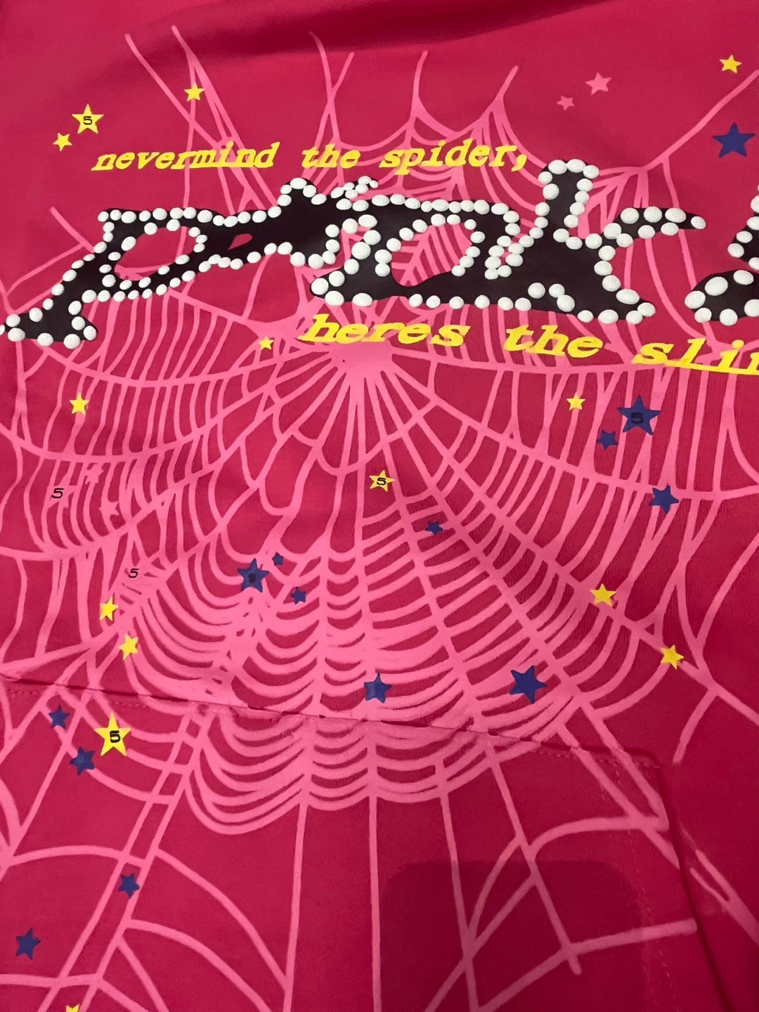 SP58 Pink Spider Web Hoodie - photo 3