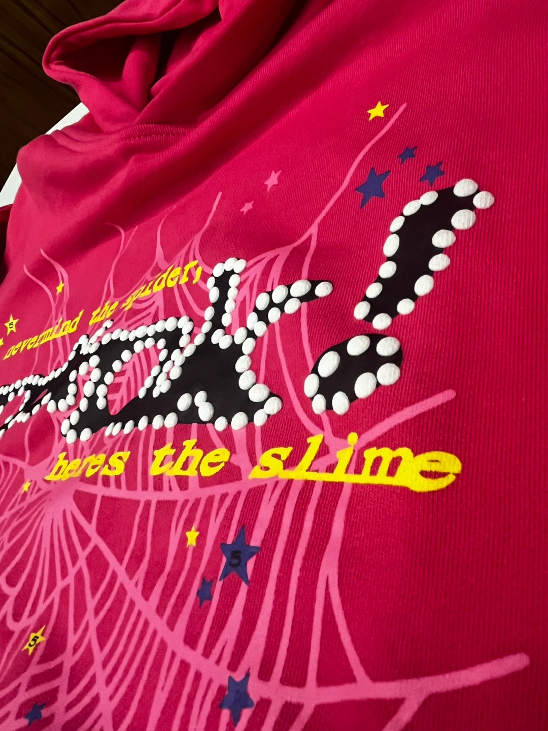 SP58 Pink Spider Web Hoodie - photo 2