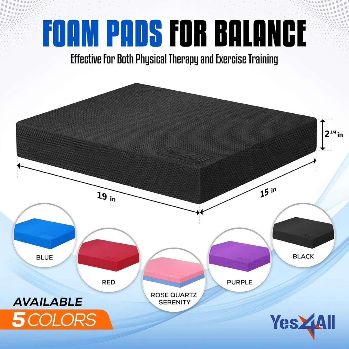 Yes4All Foam Pad for Balance - 19" x 15" x 2.25" - photo 2