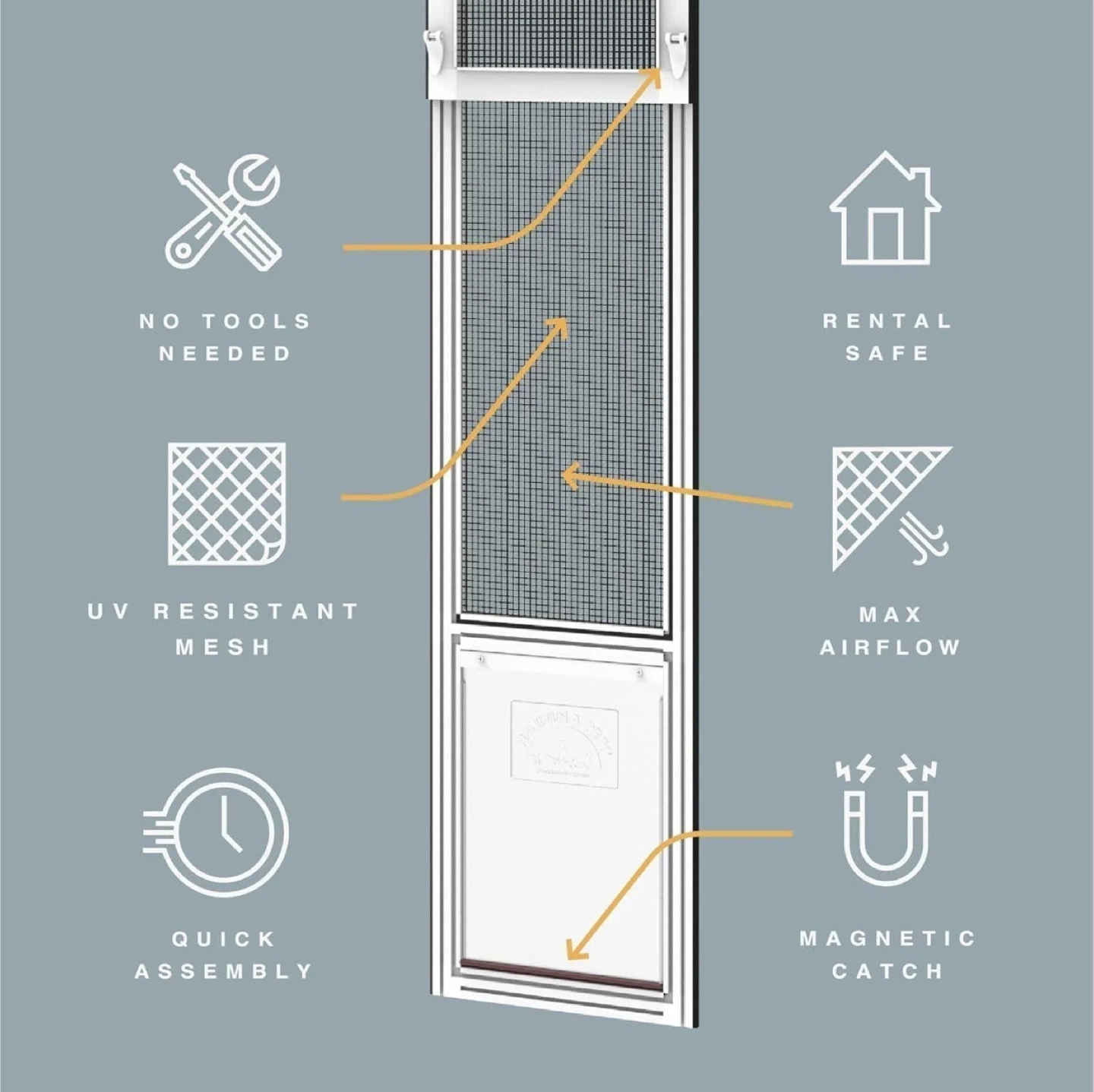 Pet  Sliding Patio Pet Door -large - photo 3