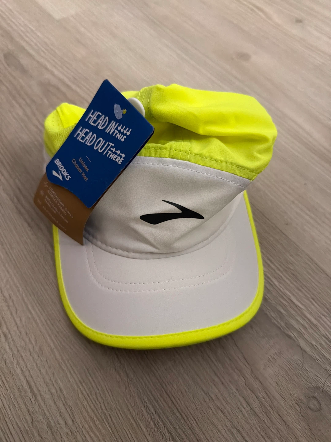 Brooks Unisex runner Hat - Neon Yellow