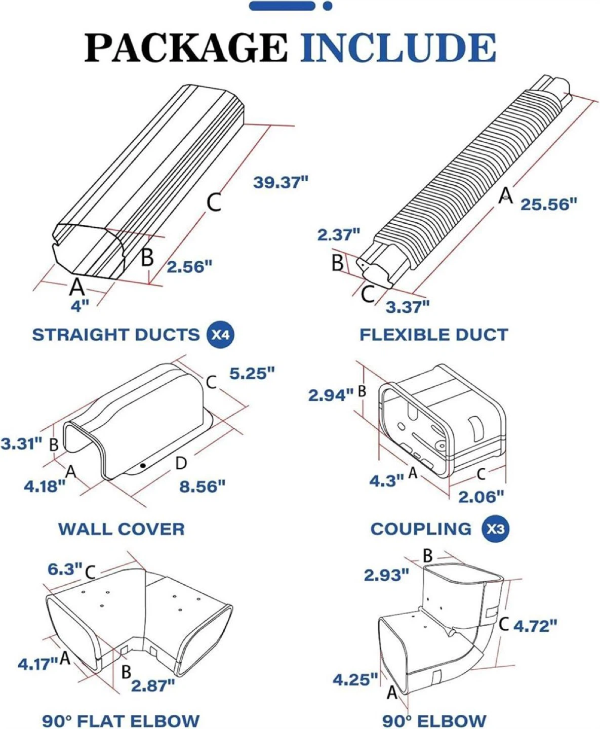 (16.5 'x 4") MiniSplit AC Lineset Cover - photo 2