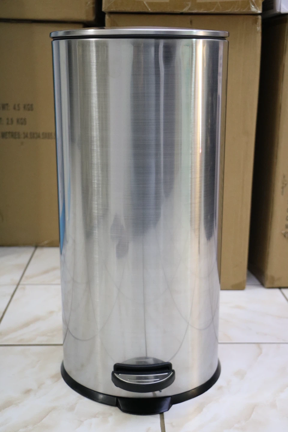 Stainless Steel Pedal Trash Can