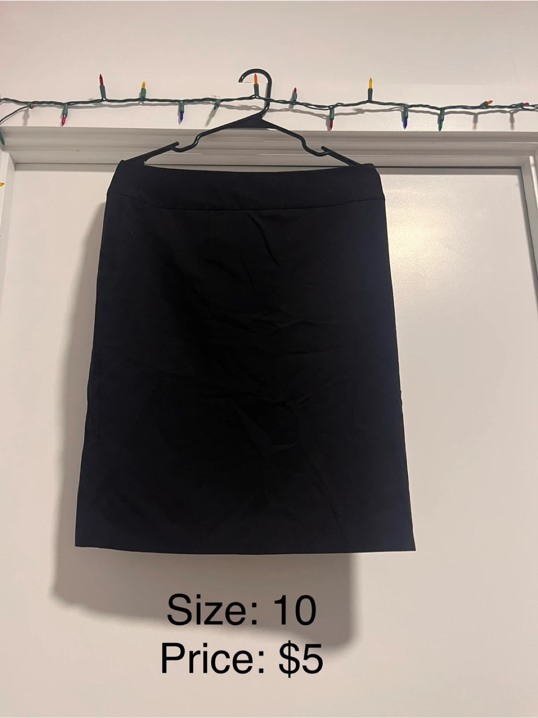 Black Pencil Skirt - Size 10