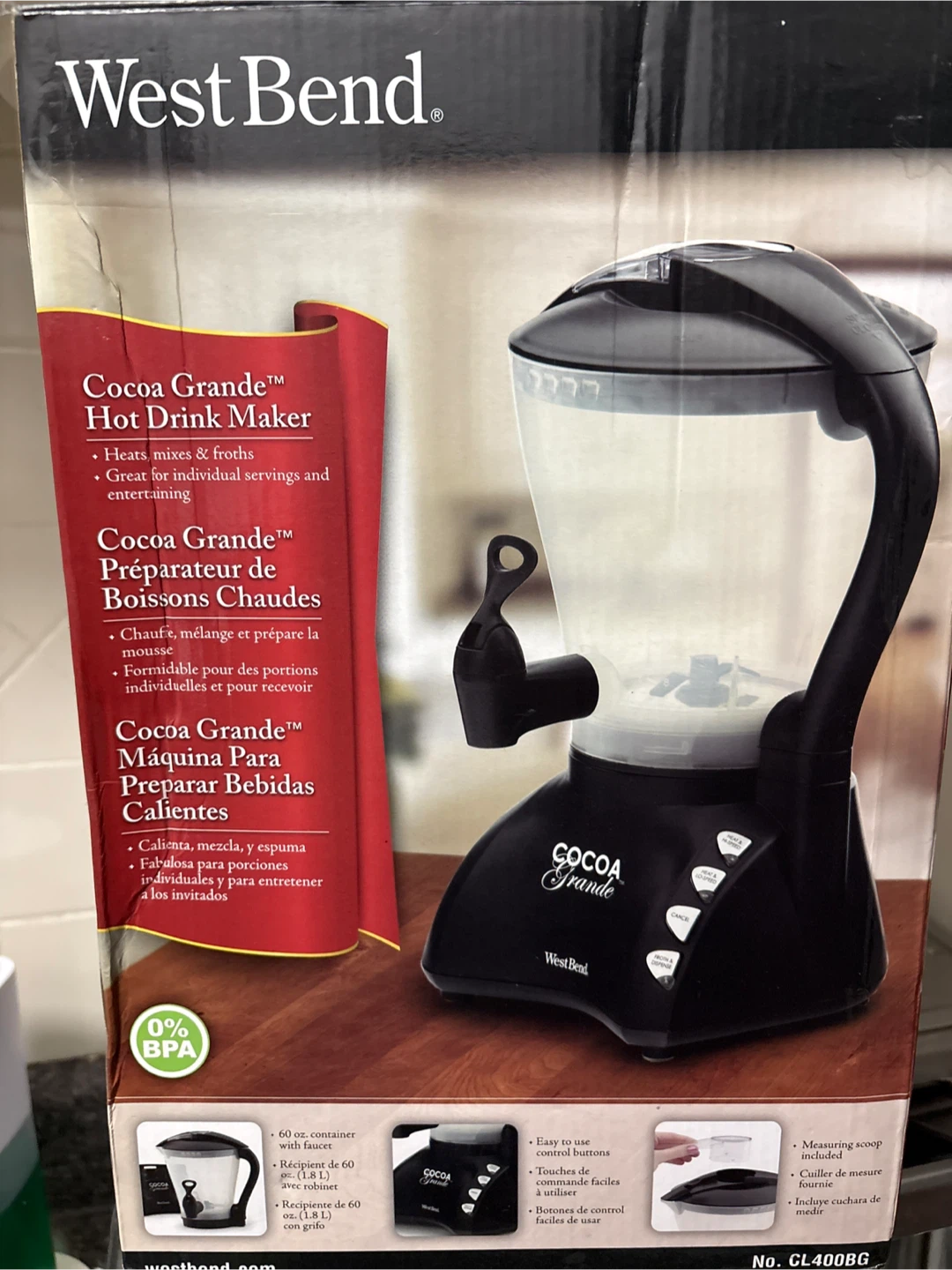 West Bend Cocoa Grande Hot Drink Maker