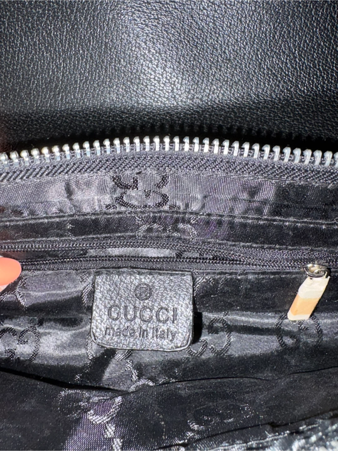 Gucci GG Monogram Canvas Wristlet Clutch Black - photo 2
