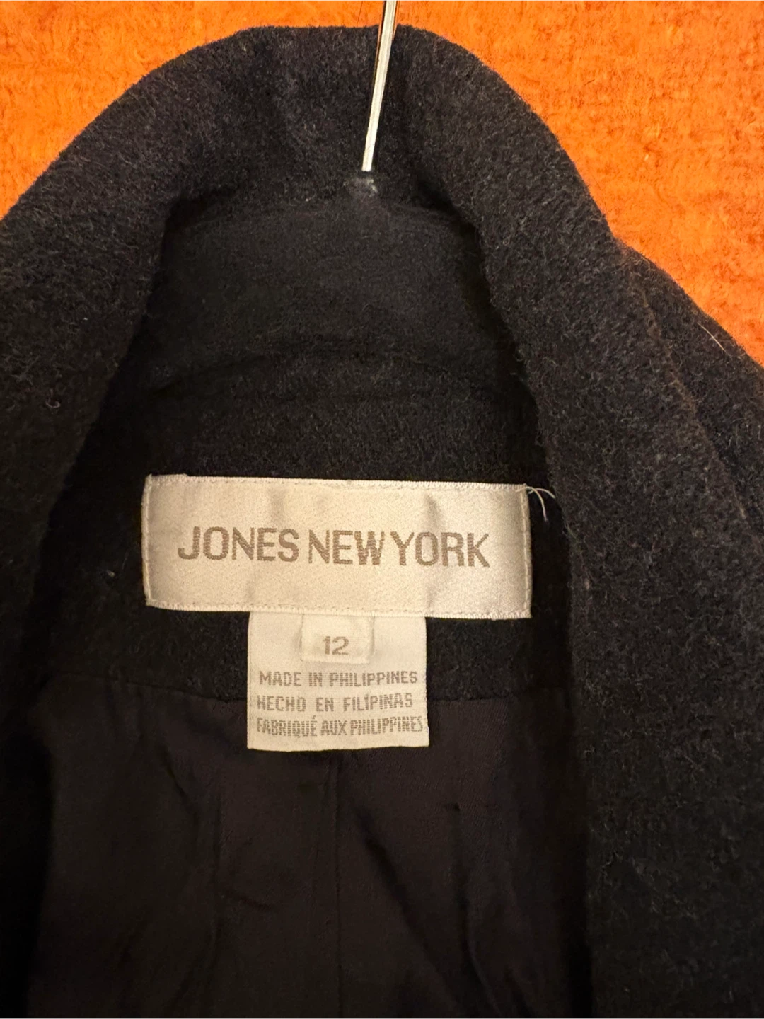 Jones New York Women's Charcoal Gray Blazer - Size 12 - photo 2