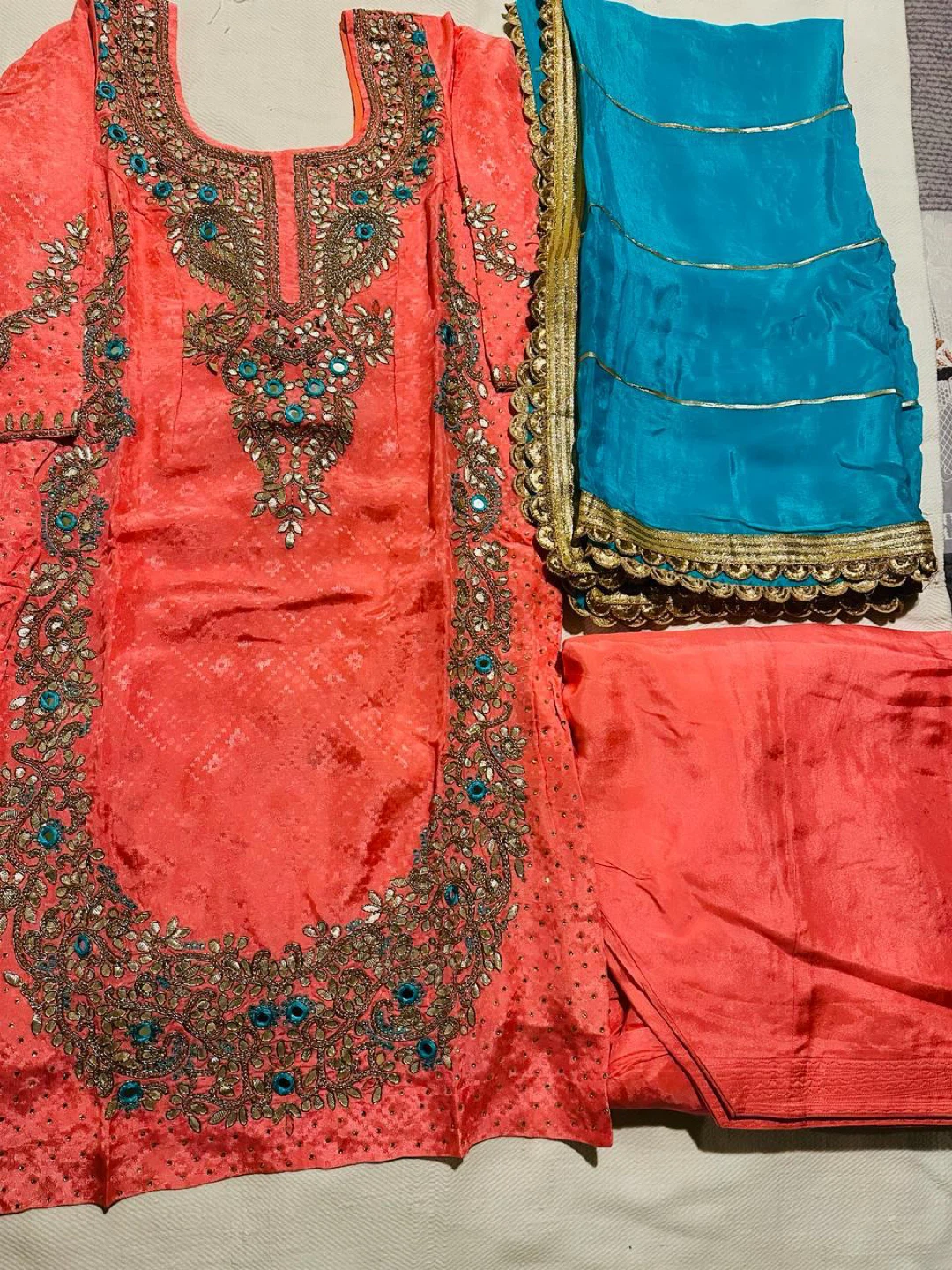 Embroidered Indian Outfits