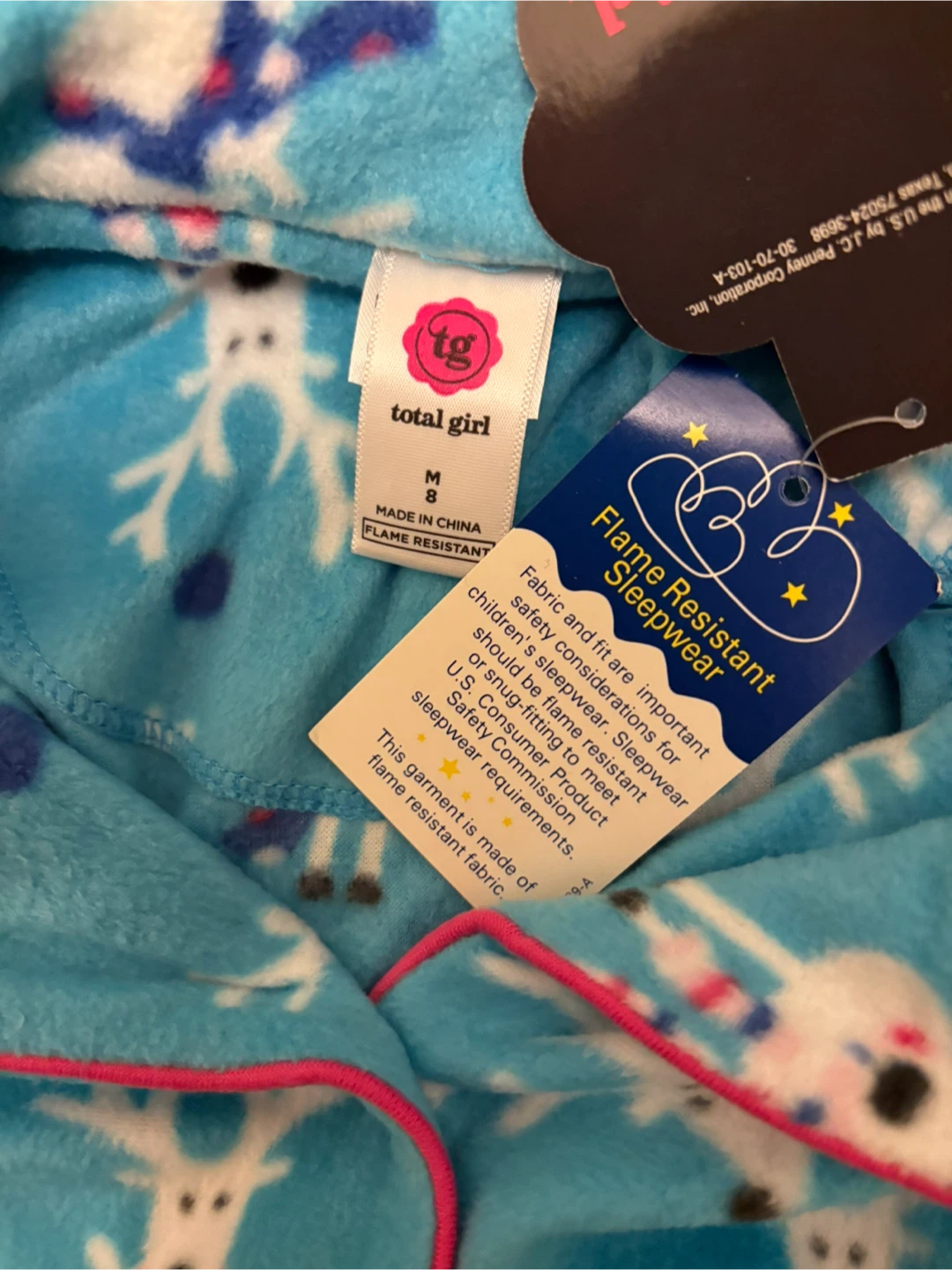 Total Girl Fleece Pajama Set - photo 4
