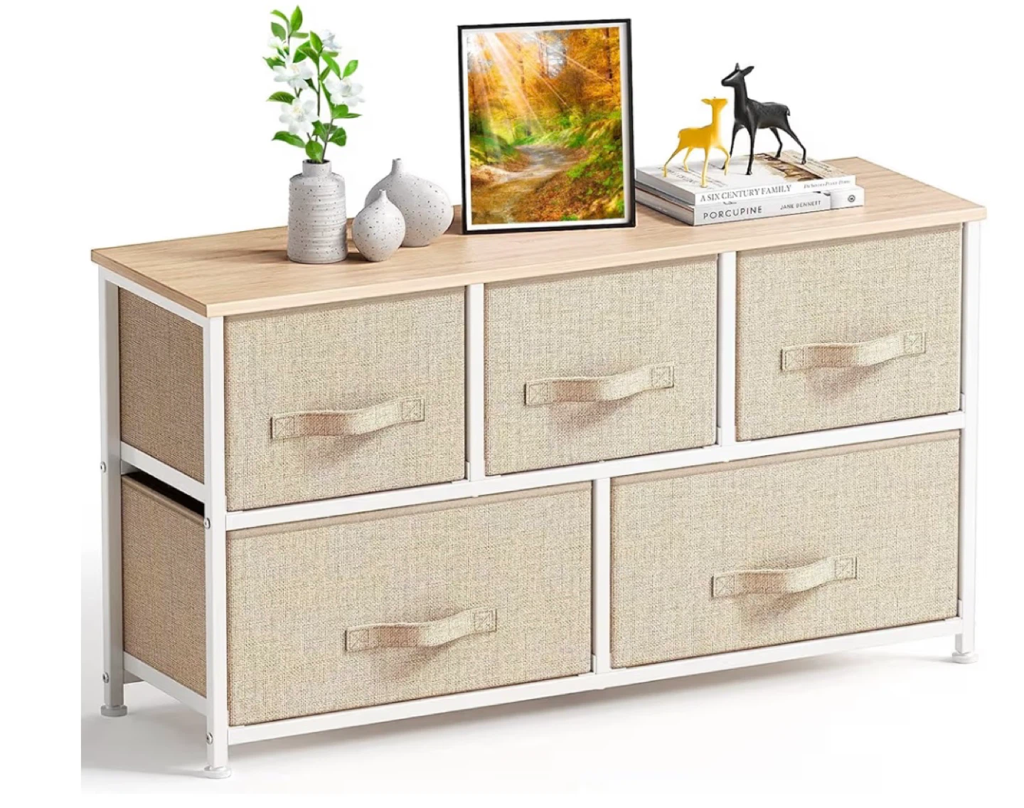 Fabric Dresser with 6 Drawers - photo 3