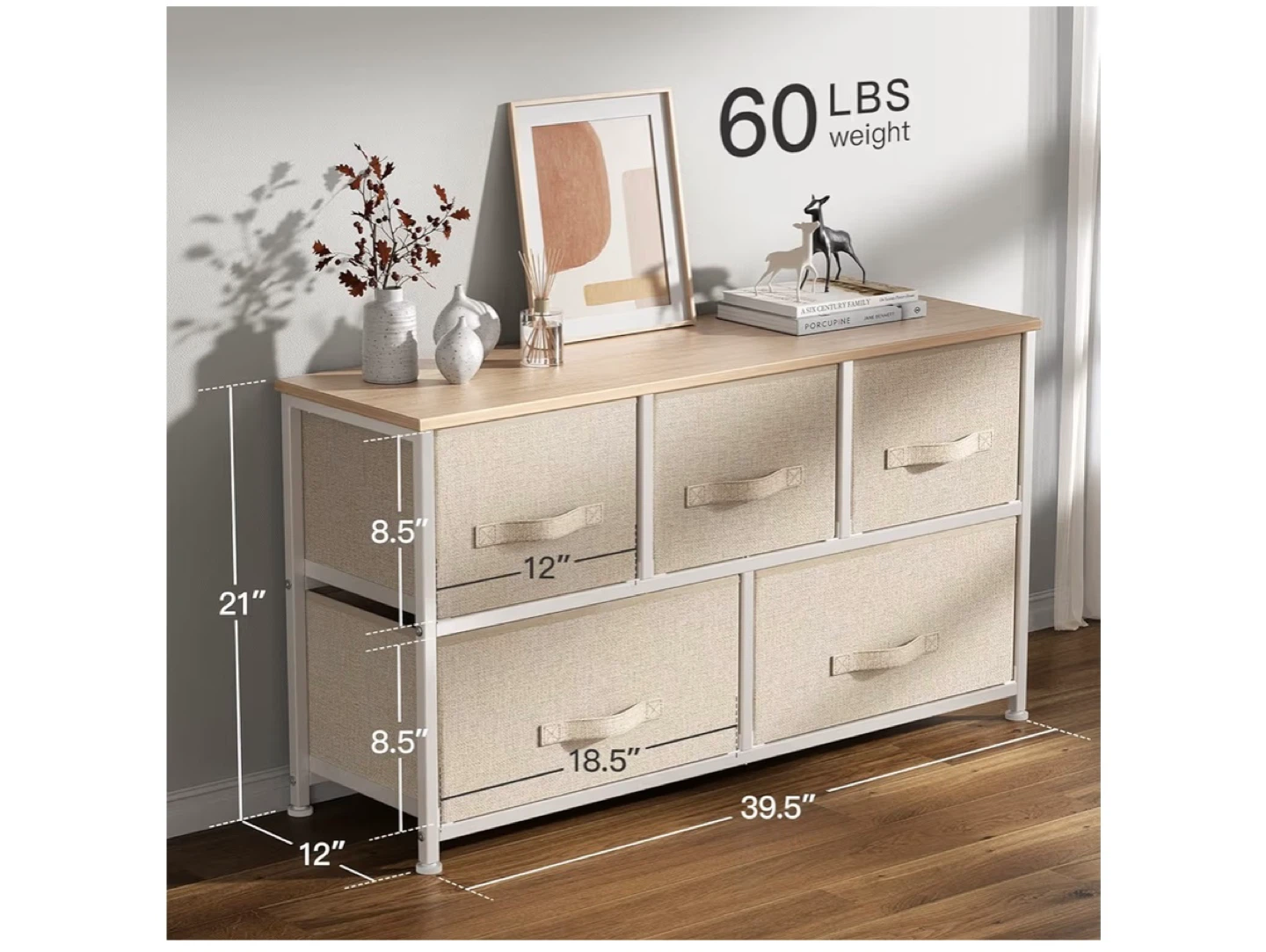 Fabric Dresser with 6 Drawers - photo 2