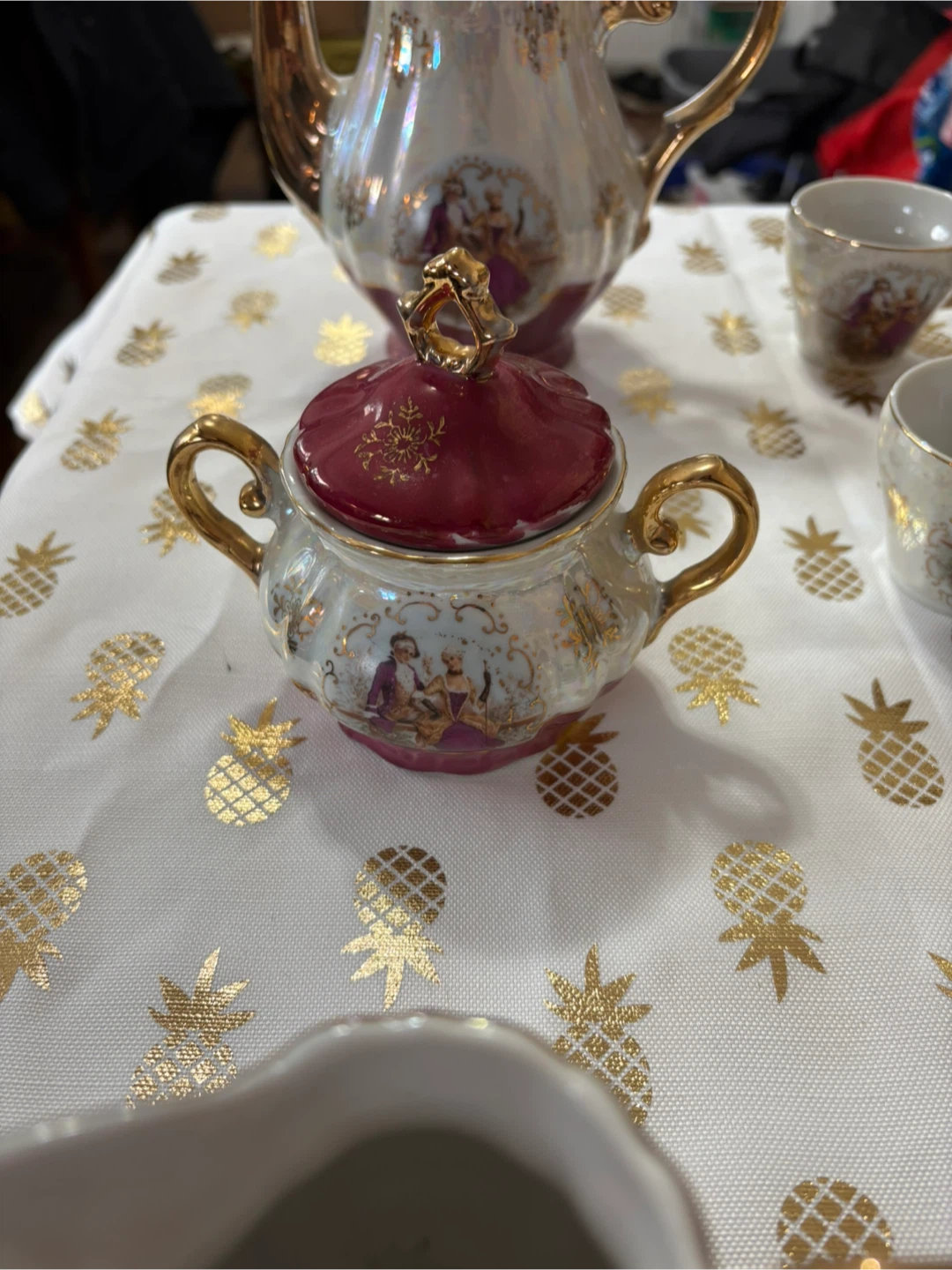 16pc Vintage MTK Tohki Japan Porcelain Lusterware Set - photo 3