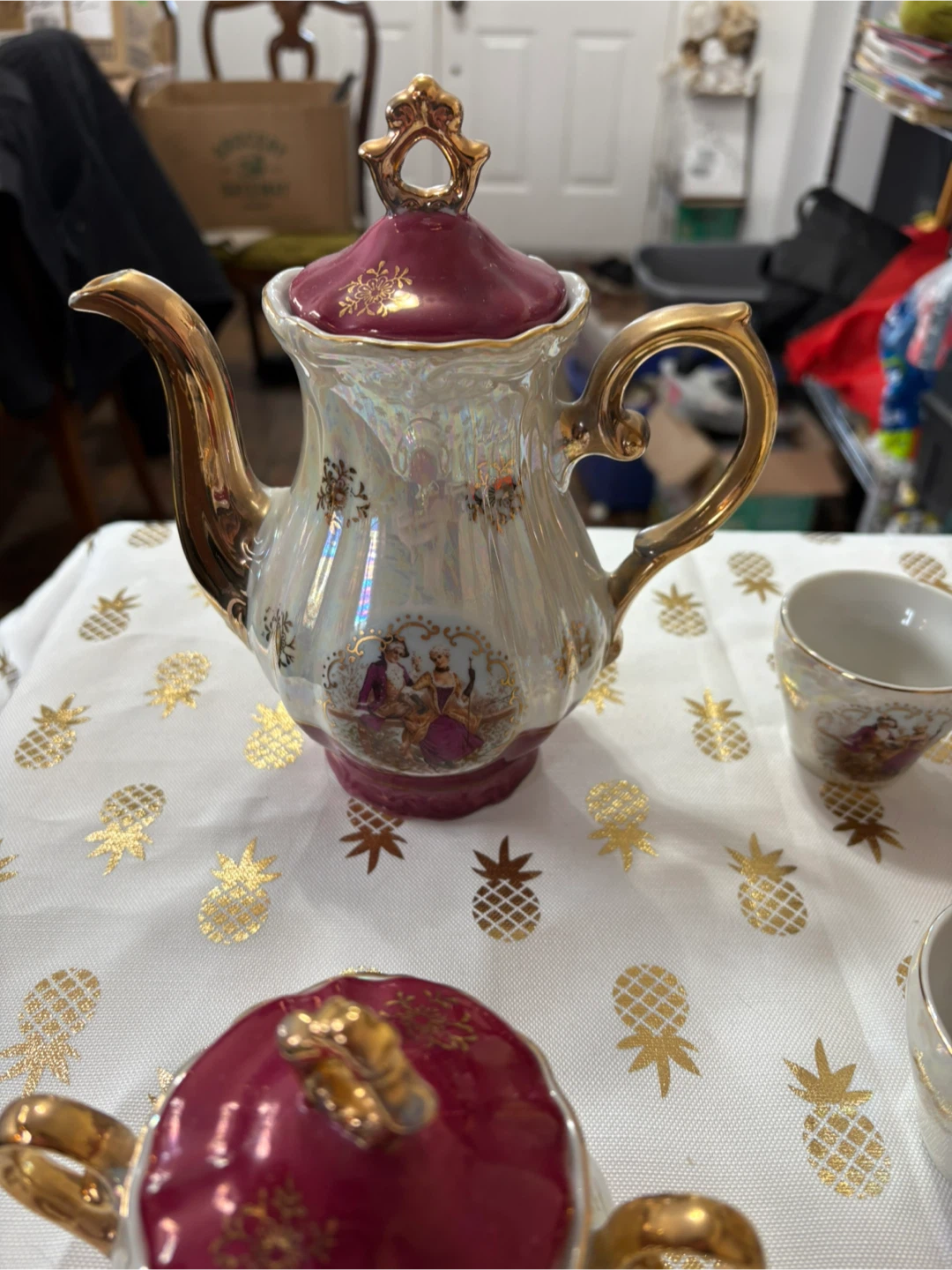 16pc Vintage MTK Tohki Japan Porcelain Lusterware Set - photo 2