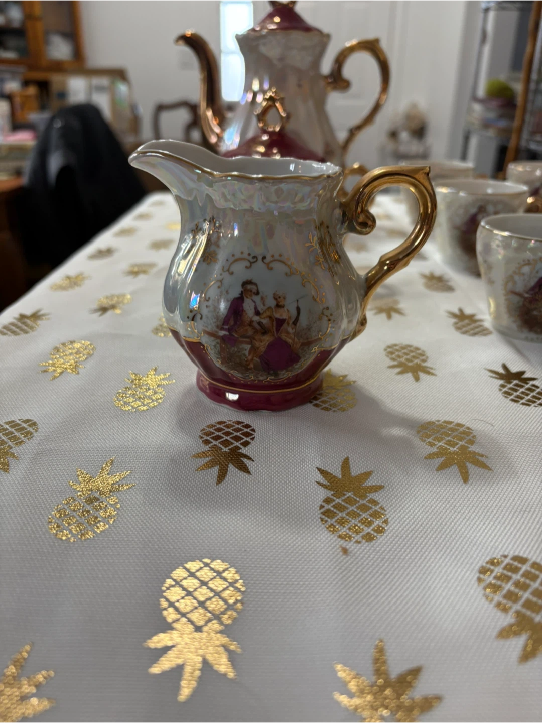 16pc Vintage MTK Tohki Japan Porcelain Lusterware Set - photo 4