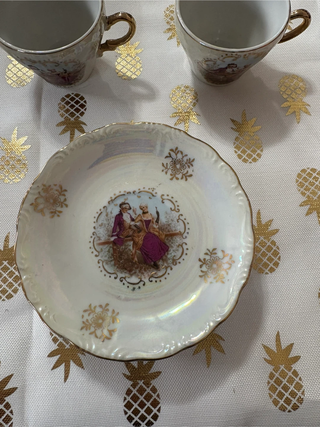 16pc Vintage MTK Tohki Japan Porcelain Lusterware Set - photo 5