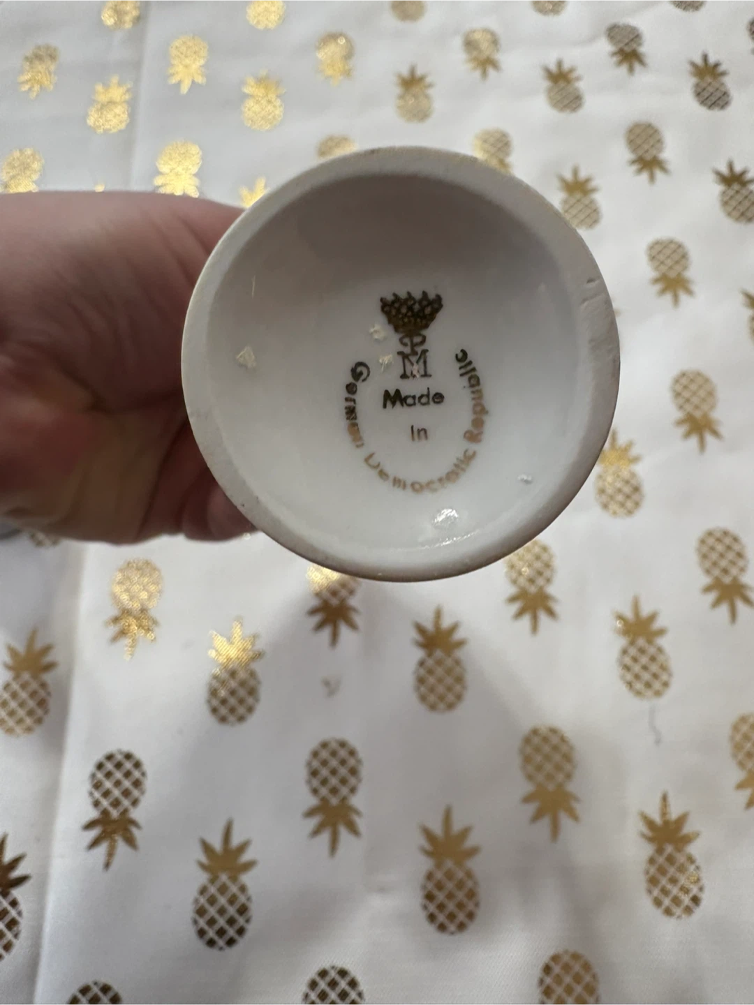 Two Vintage Porcelain Bud Vase - Made in East Germany - photo 4