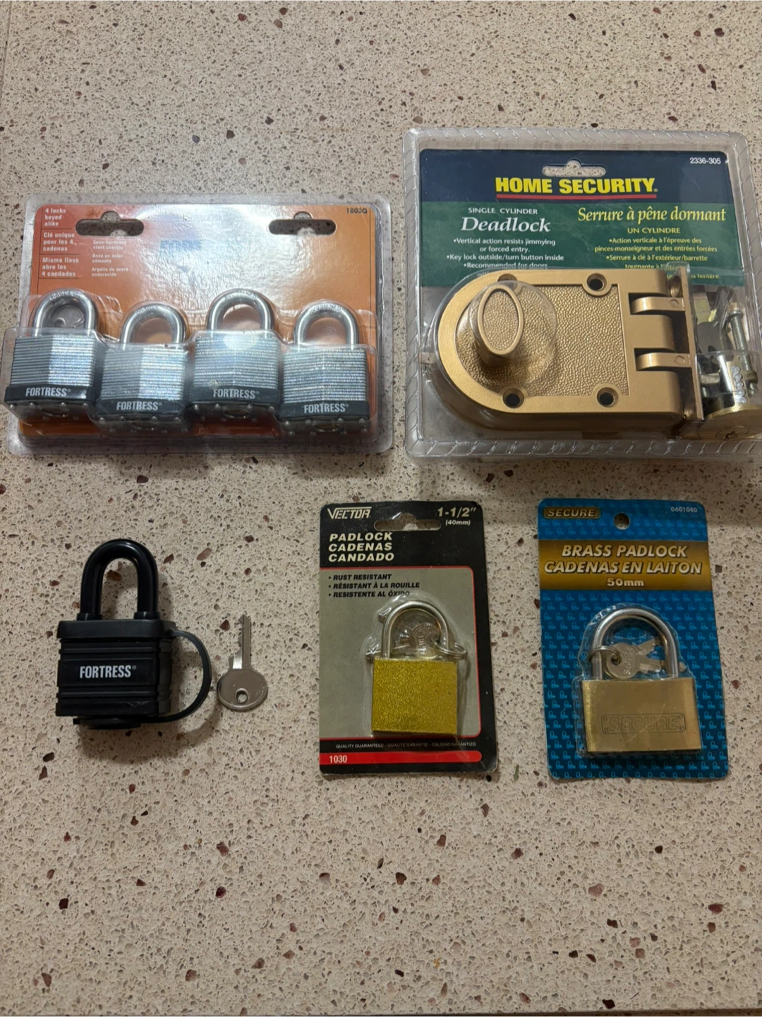 Assorted Padlocks and Deadlocks (BRAND NEW)