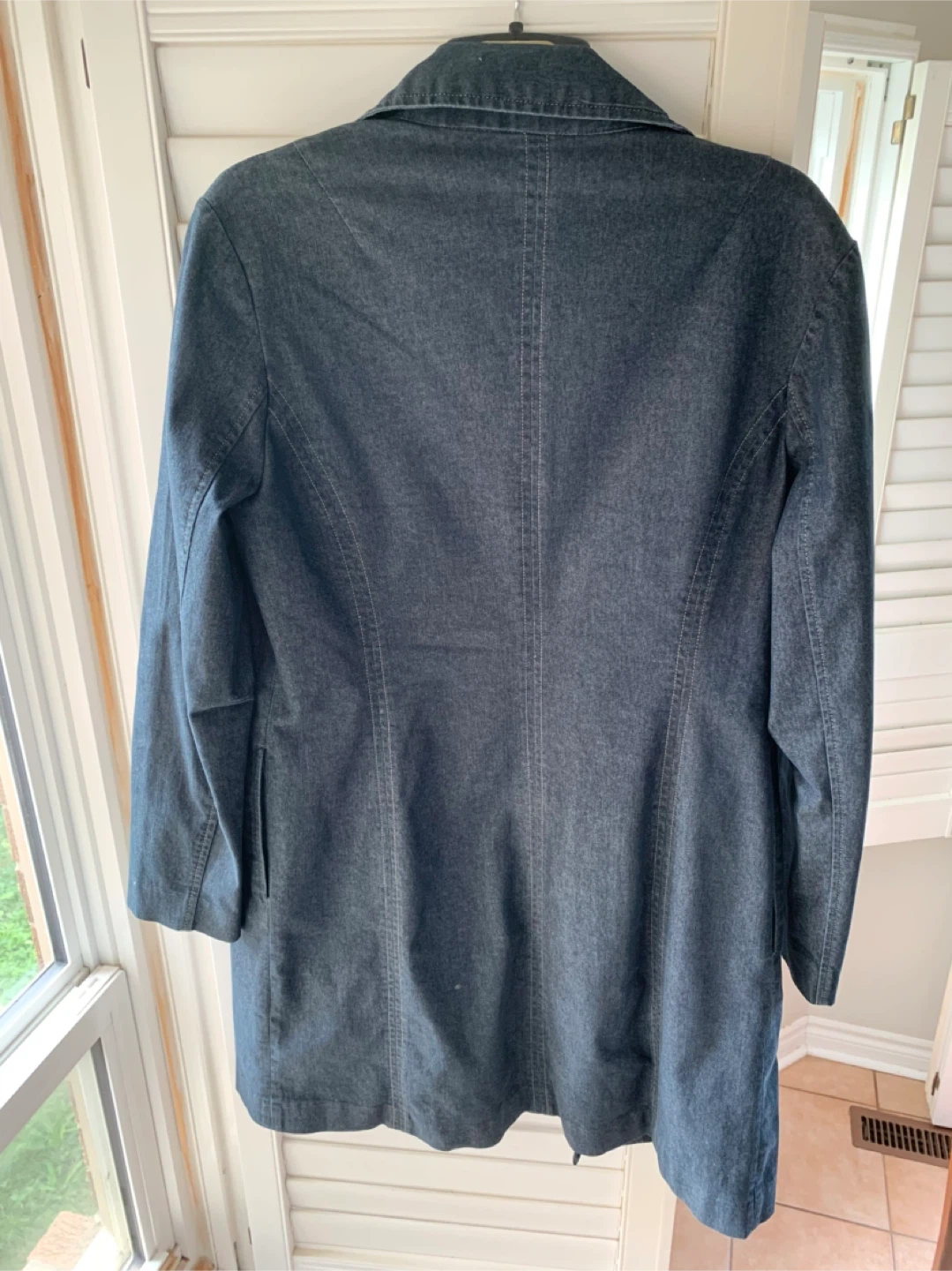 Women Long Stretch Jeans Demin-like Jacket - photo 4