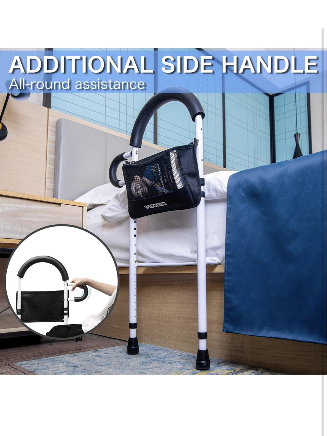 Wisdeer Bed Rail for seniors and adults - photo 3