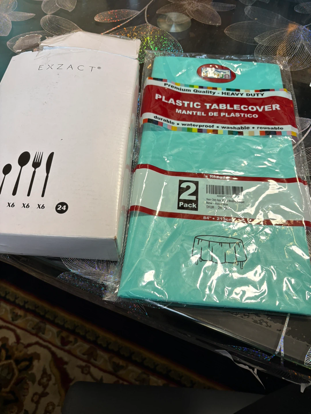 EXACT Plastic Tablecovers - 2 Pack - photo 2