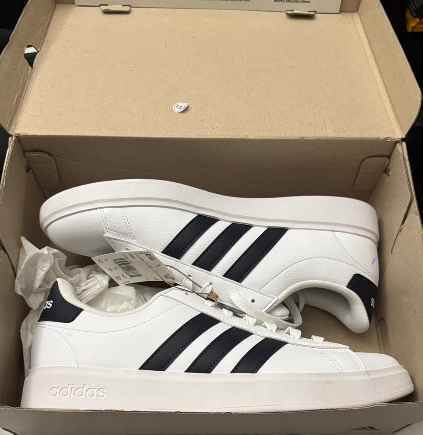 NEW Adidas Grand Court 2.0 - White/Black
