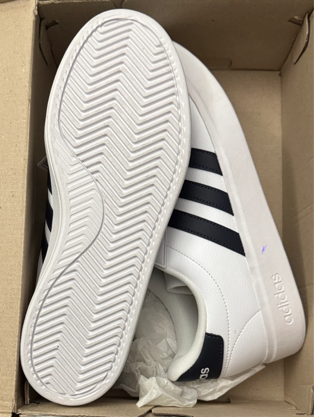 NEW Adidas Grand Court 2.0 - White/Black - photo 2