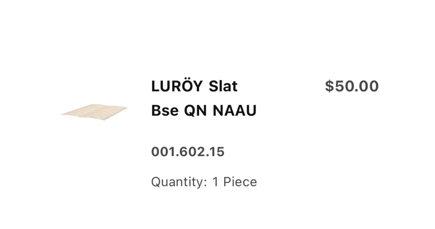 IKEA LURÖY Slats - Brand New - photo 3
