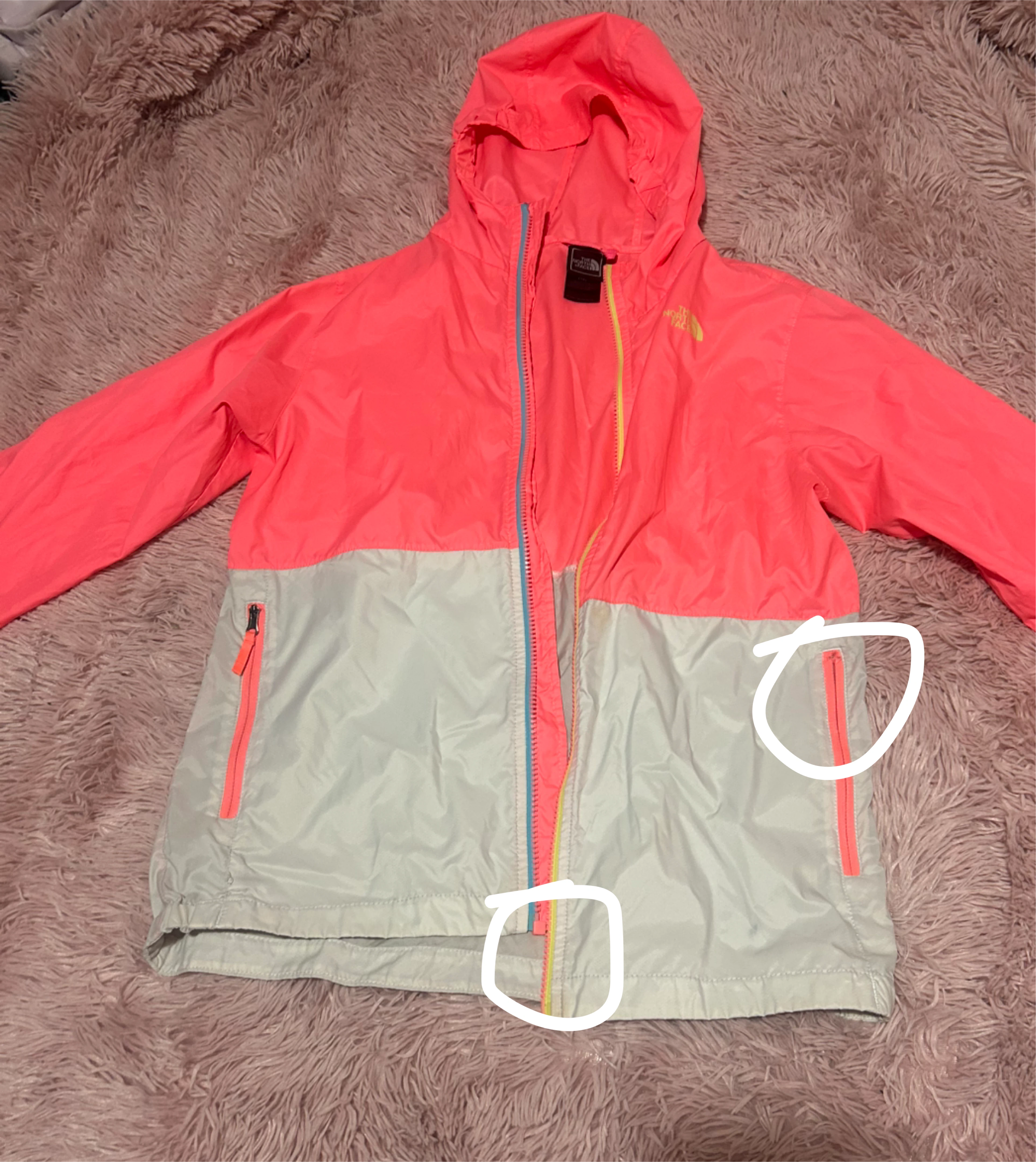 The North Face Hooded Windbreaker Jacket - Size 18🏆 - photo 4
