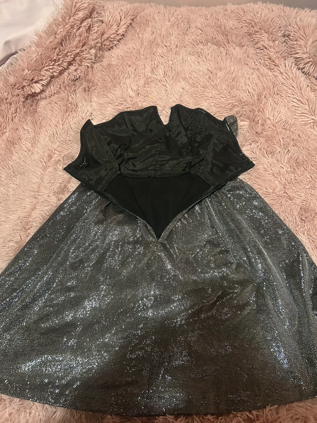 Everly Strapless Sparkly Dress - Size L🏆 - photo 4