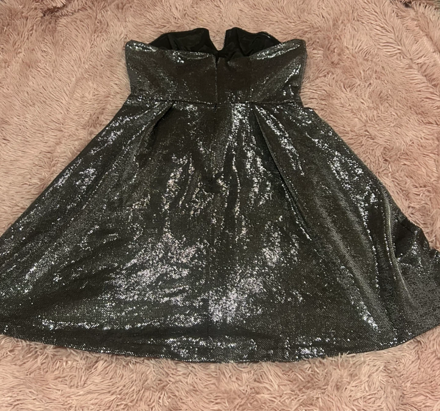 Everly Strapless Sparkly Dress - Size L🏆 - photo 2