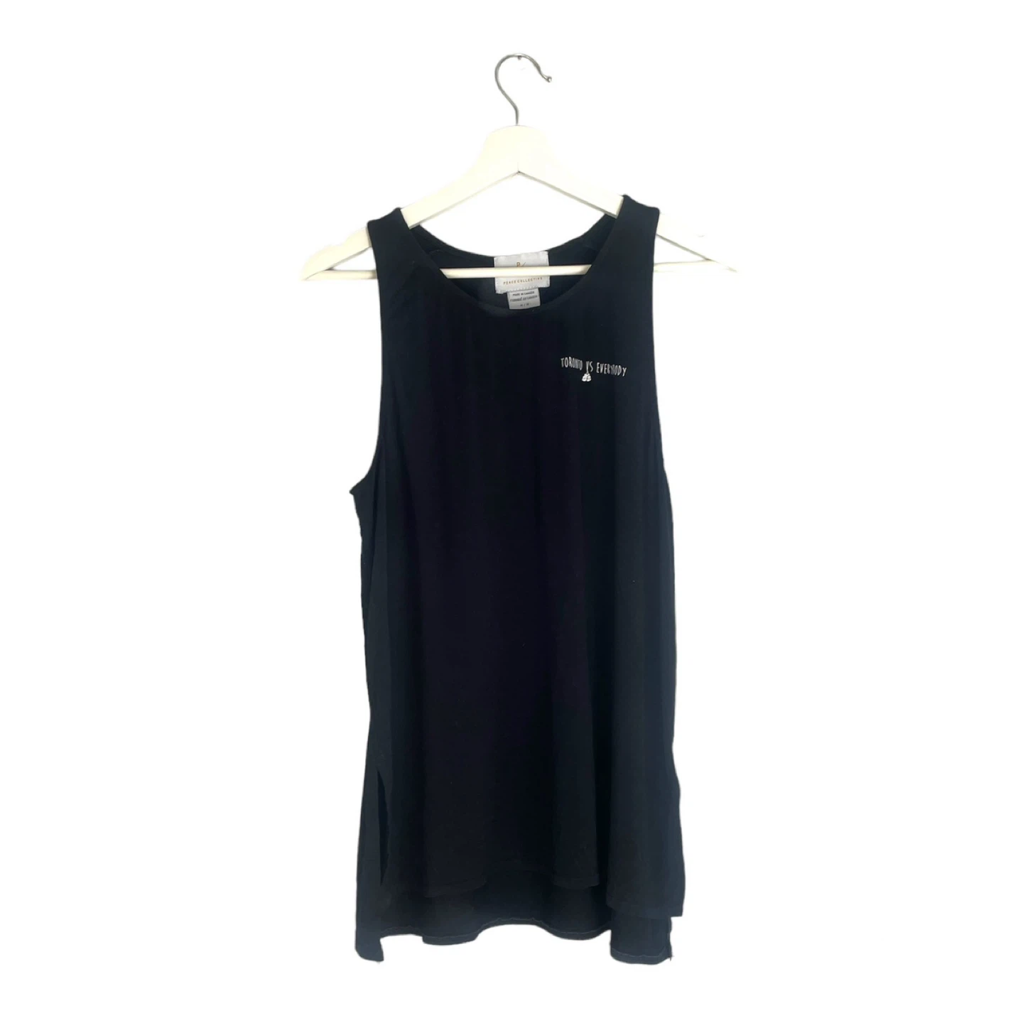 Peace Collective Black Toronto vs Everybody Tank Top Size Medium - photo 2