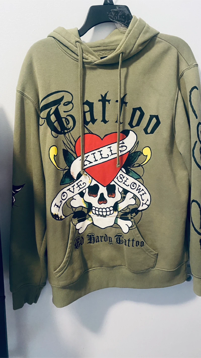 Ed Hardy hoodie men’s size m