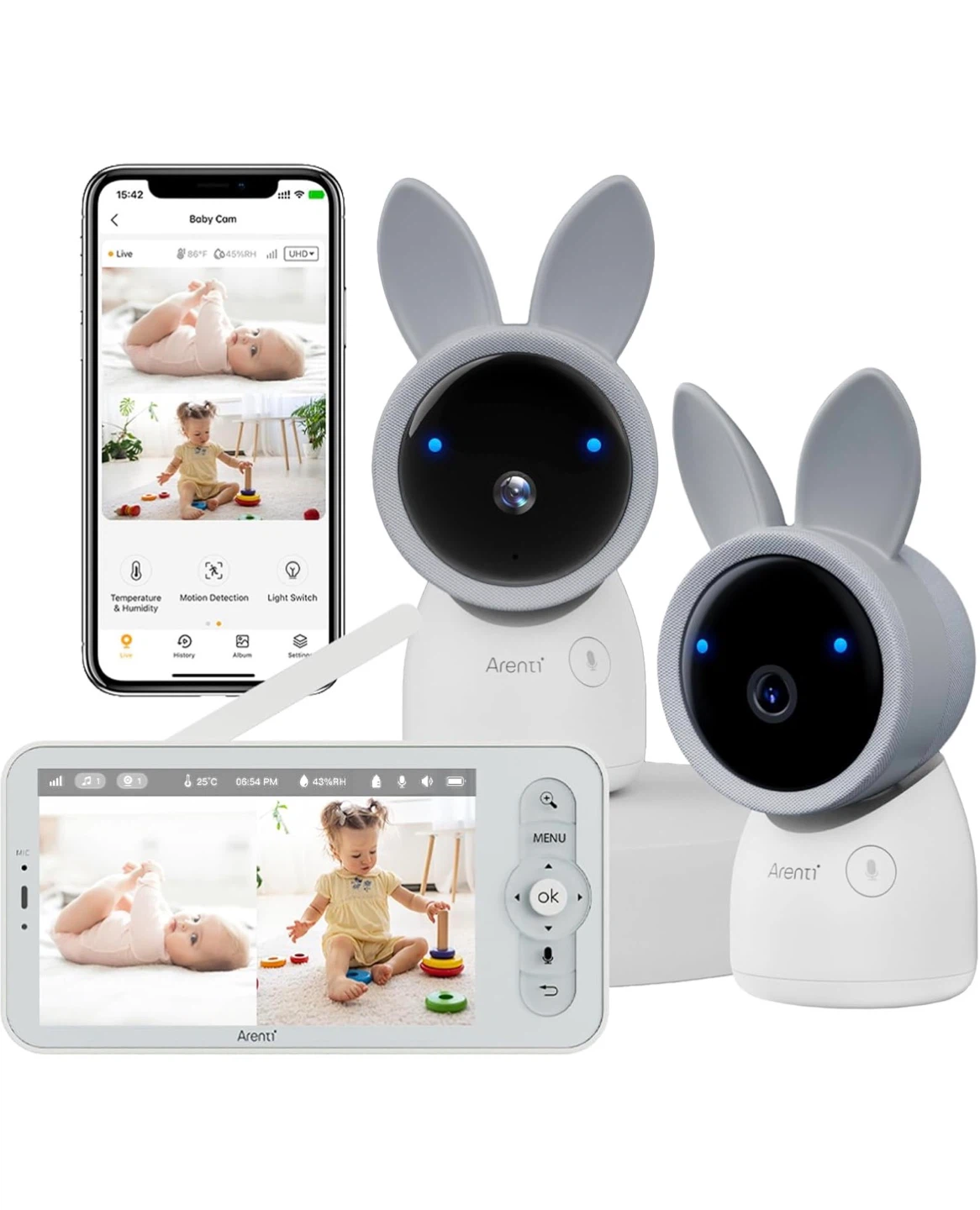 Arenti 5-Inch LCD Baby Monitor