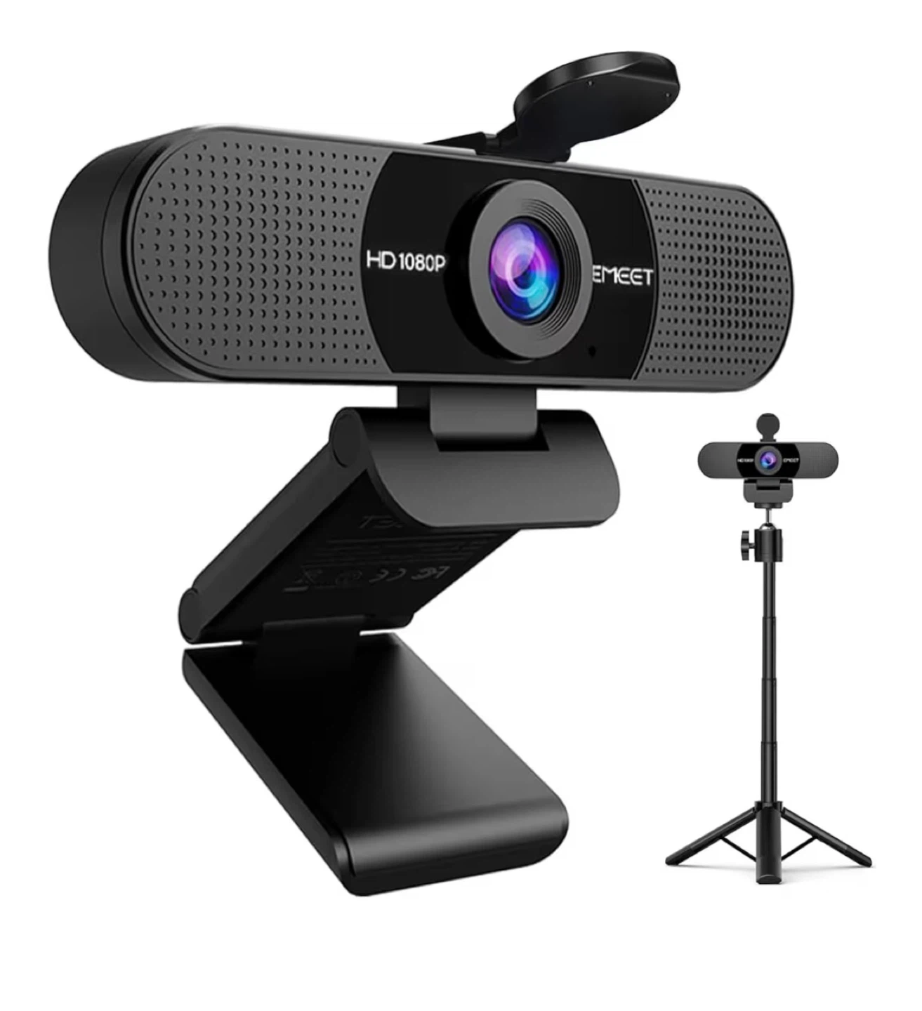 EMEET FHD 1080P Webcam with Built-in Mics & Tripod - photo 5