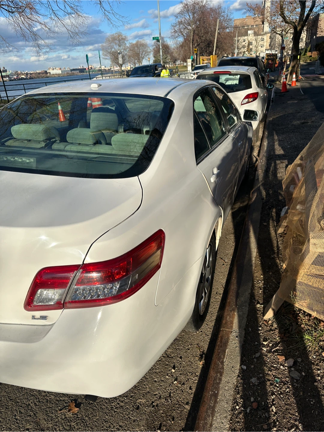 White Toyota Camry LE Sedan - photo 2