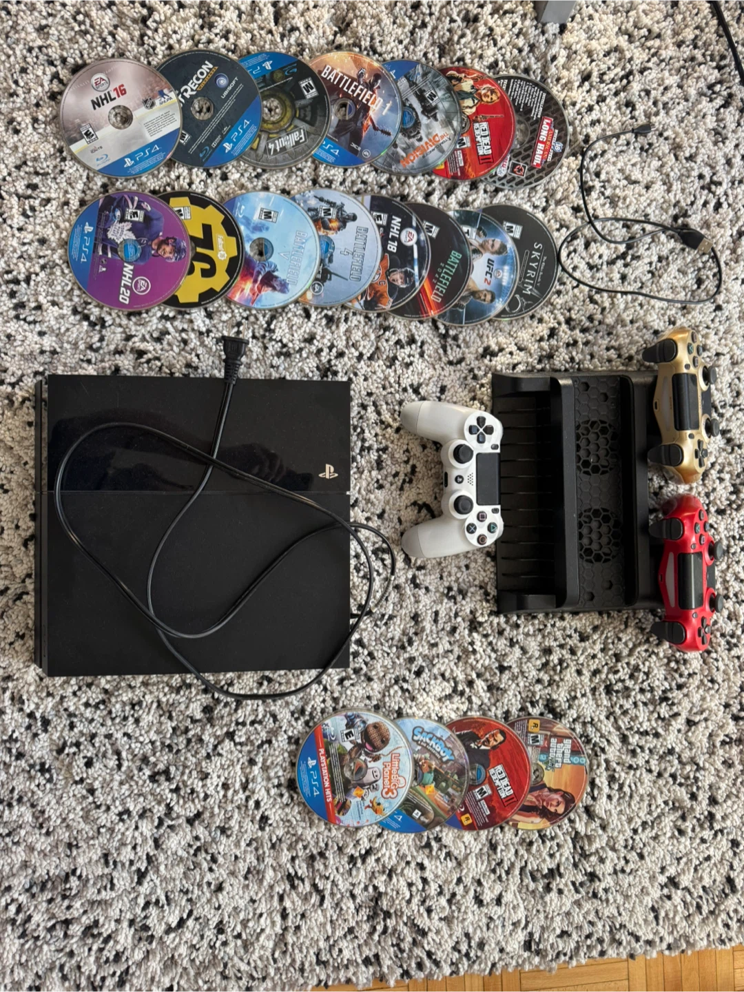 Sony PlayStation 4 Slim Console with 15 Games
